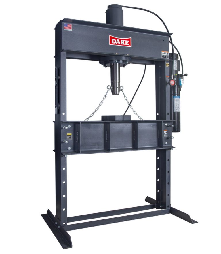 Dake 50 Ton Dura-Press Hydraulic H-Frame Press, Force 50DA - Norman ...