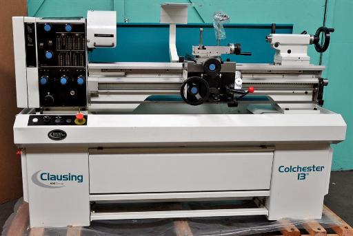 Clausing Colchester 13" x 25" Geared Head Gap Bed Lathe, 8026J - Norman