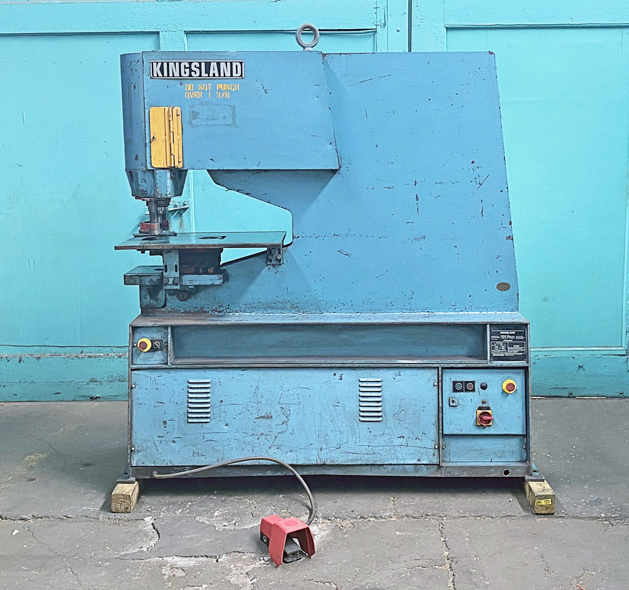 Single head hydraulic punch machine hydraulic ironworker punching machine