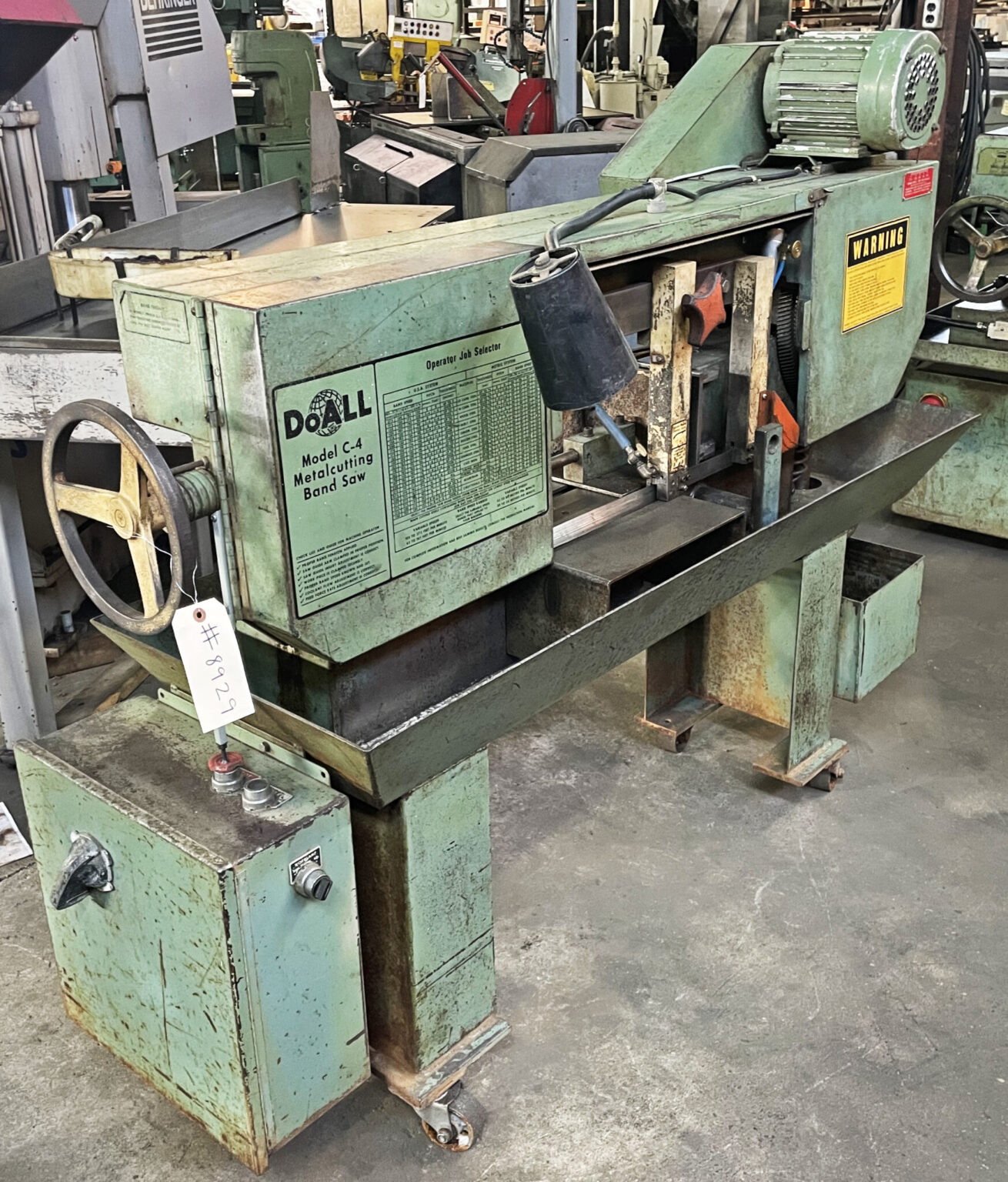 DoAll 12" x 9" Horizontal Band Saw, C4 Norman Machine Tool