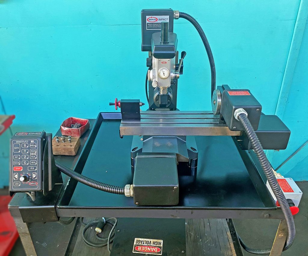 Servo Impact CNC Mini Mill with 4th Axis Rotary Table, M-7844-842 ...